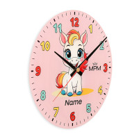 Detské nástenné hodiny MPM Cocco - rúžová 4597.23, 30cm